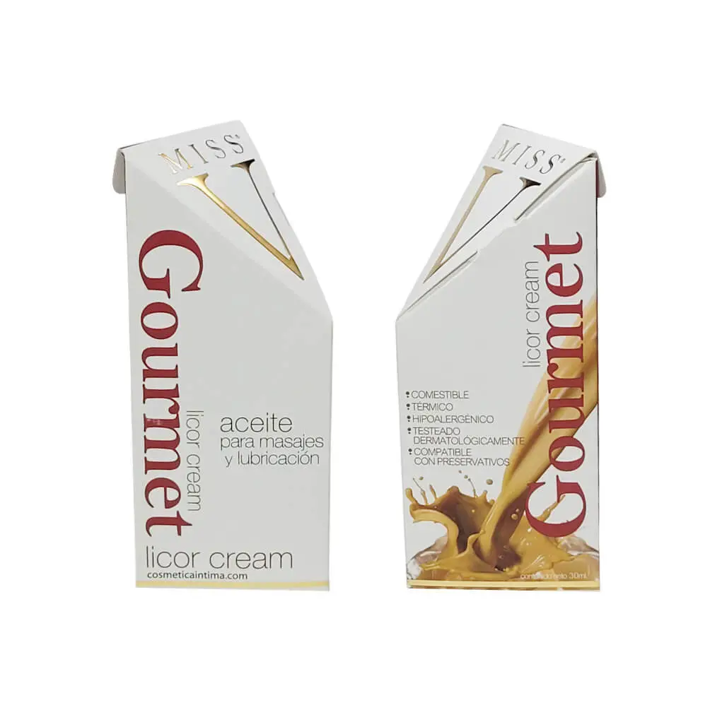 Aceite lubricante sabor Crema