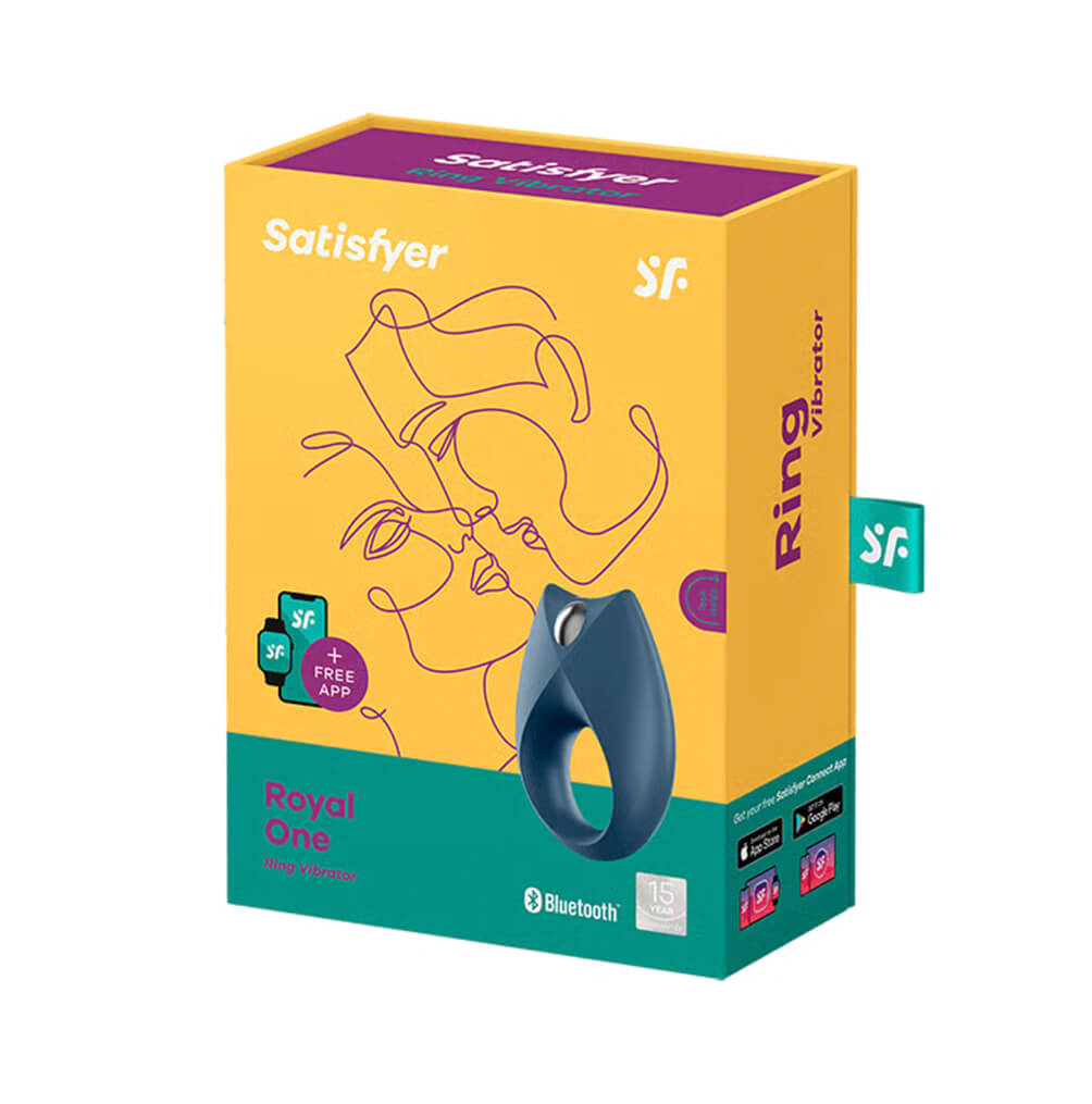 Caja original del anillo vibrador Satisfyer Royal One Connect App