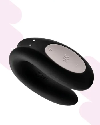 Vibrador para pareja Double Joy negro