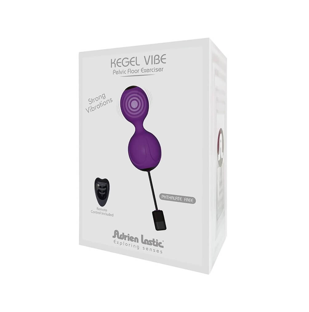 Presentación en caja de las bolas de Kegel vibradoras con control remoto
