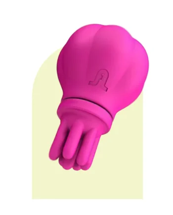 Masajeador Vibrador Rosa multi cabezal Caress