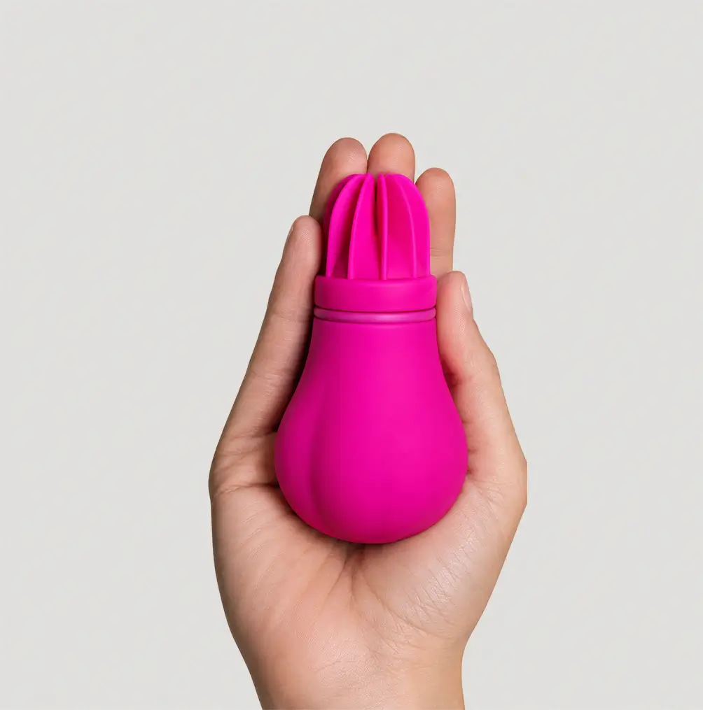 Masajeador Vibrador Rosa multi cabezal - Imagen 4