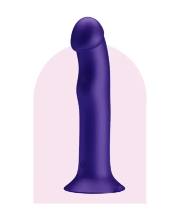 Dildo Azul con Pulsación de 12 cm