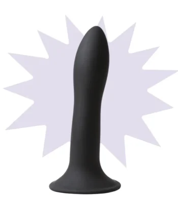 Dildo Negro de 13 cm de doble densidad Hitsens 5 de Adrien Lastic