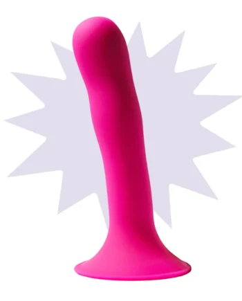 Dildo Rosa de 18 cm de doble densidad de Adrien Lastic