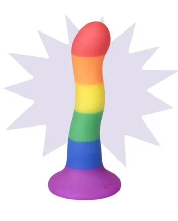 Dildo de colores de 16 cm Colours Wave