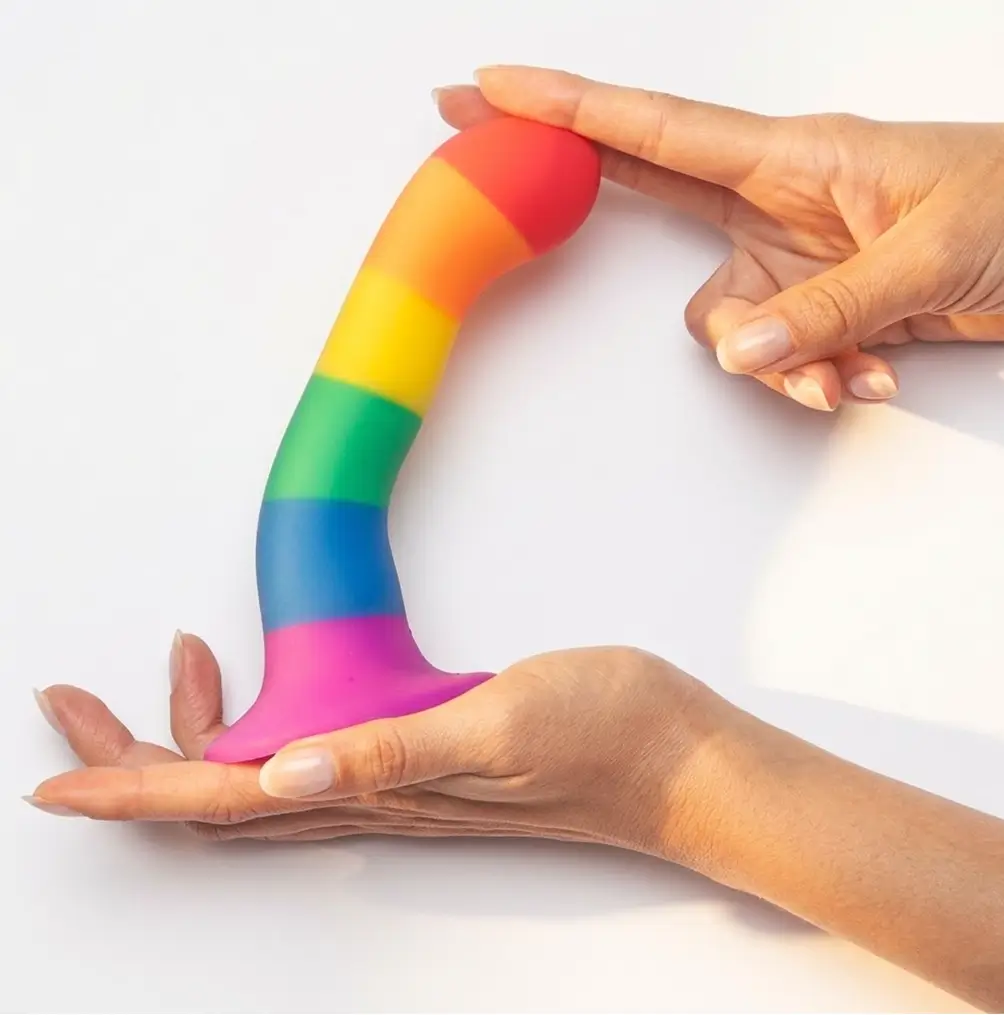Dildo de colores de 16 cm Colours Wave - Imagen 2