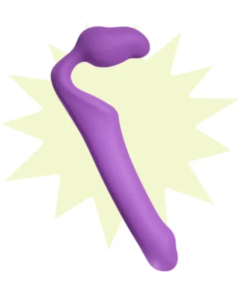 Dildo doble strap-on Queens M violeta de Adrien Lastic