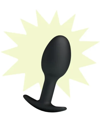 Plug Anal de Silicona Negro