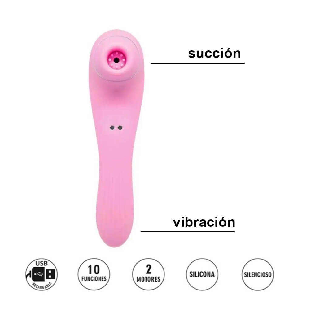 Succionador de clítoris Quiver rosa
