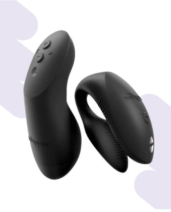 Vibrador con control remoto para parejas Chorus Pro Negro