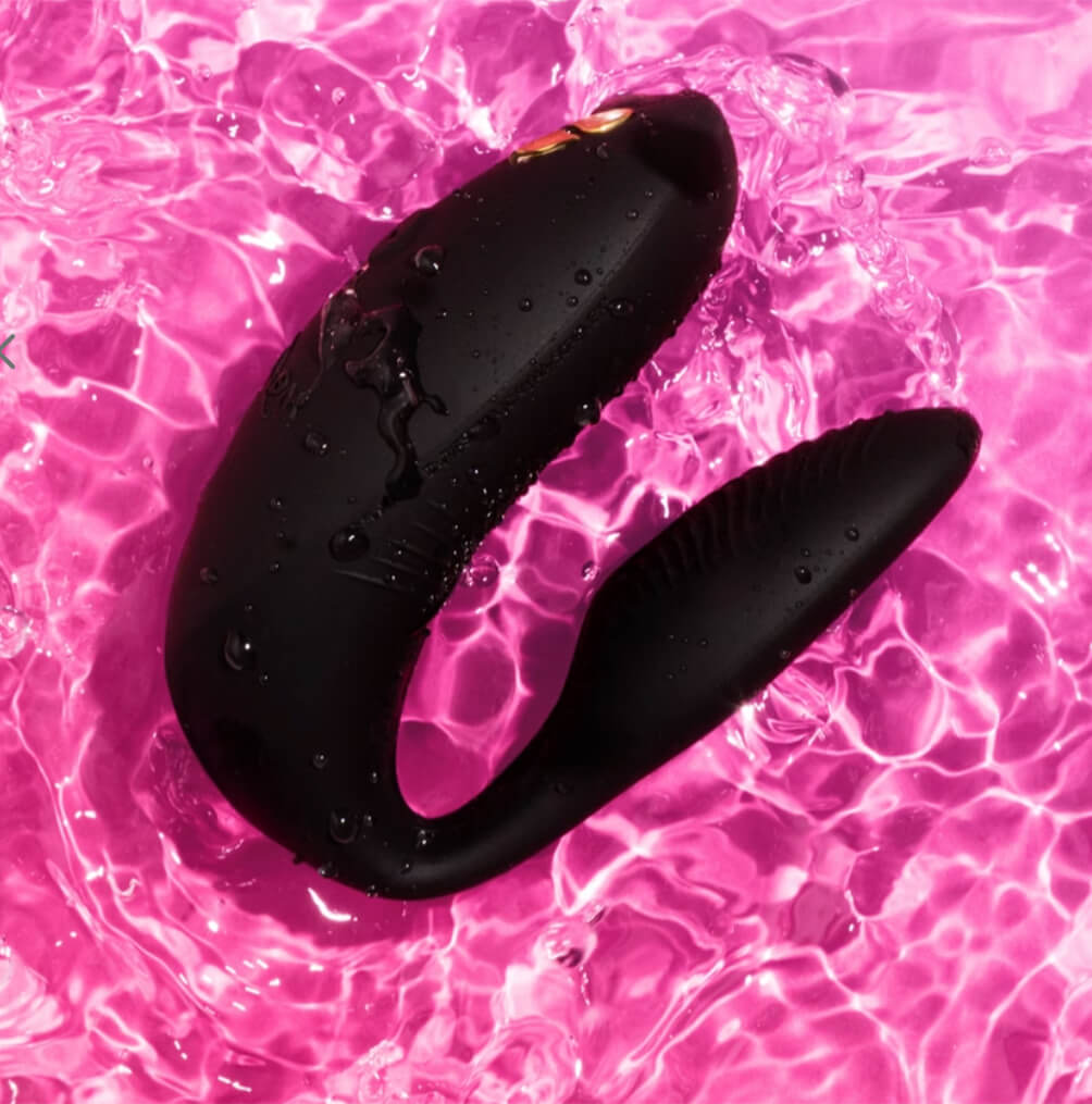 Vibrador con control remoto para parejas Chorus Pro Negro