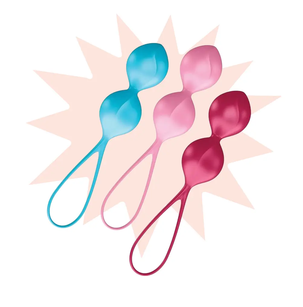Bolas de Kegel Satisfyer Kit de tres dobles