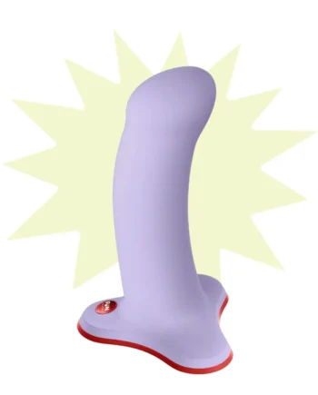 Dildo de 13 cm con sopapa Amor violeta ideal para arnés
