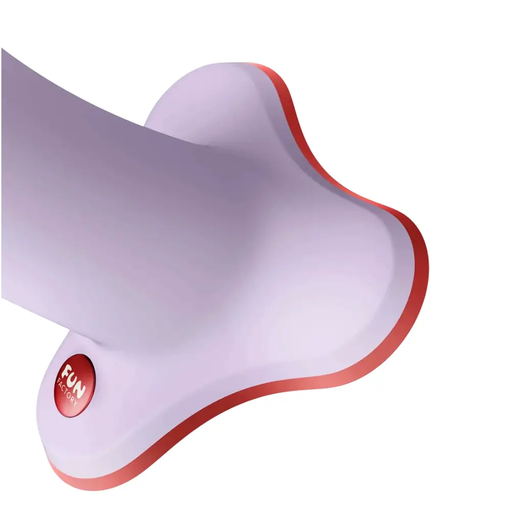 Dildo de 13 cm con sopapa Amor violeta ideal para arnés - Imagen 5