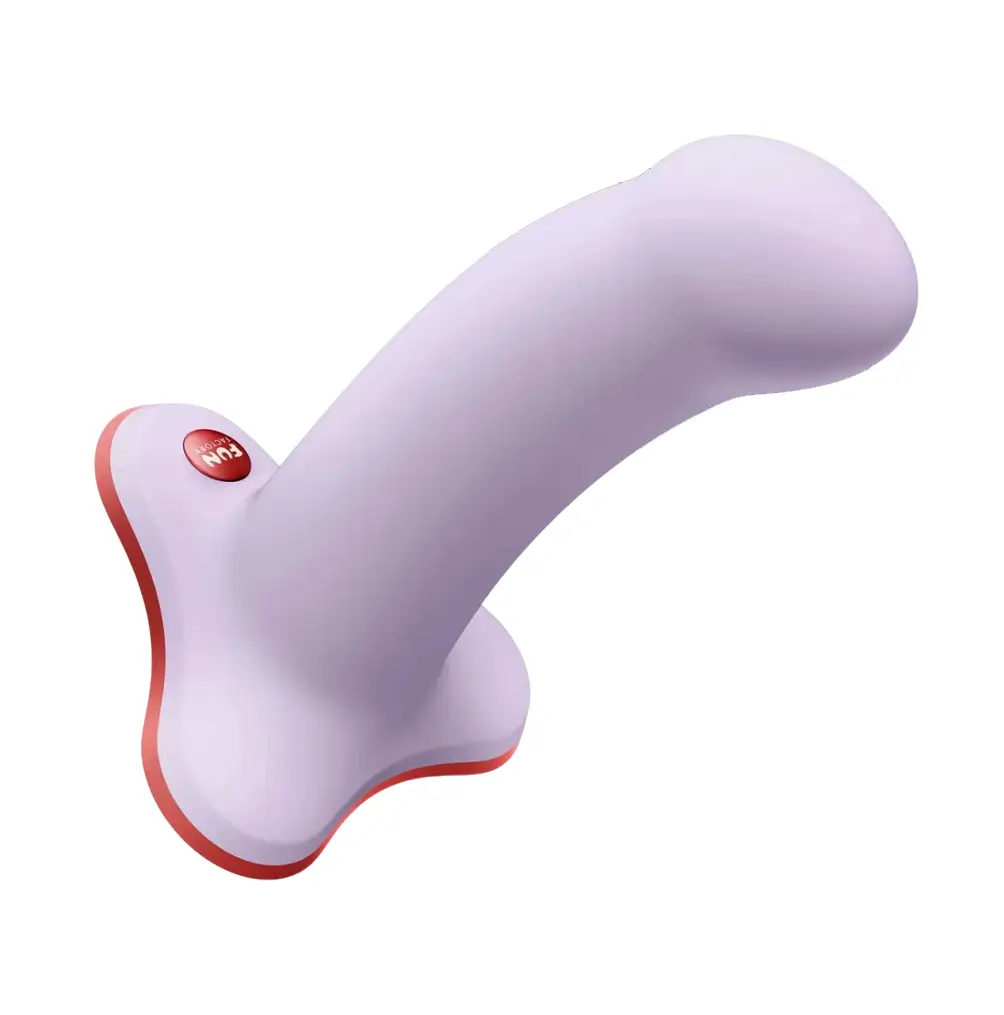 Dildo de 13 cm con sopapa Amor violeta ideal para arnés - Imagen 3
