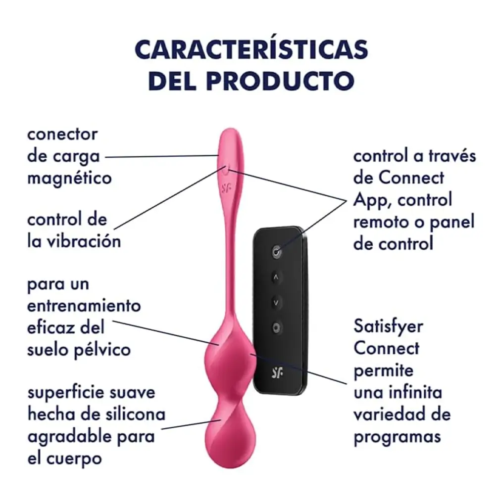 Entrenador del suelo pélvico con control remoto y app Love Birds 2 - Imagen 4