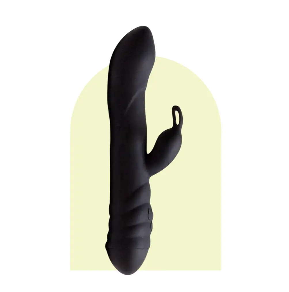 Estimulador Premium de doble vibración y rotación Twister