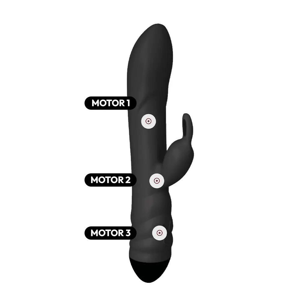 Estimulador Premium de doble vibración y rotación Twister - Imagen 3