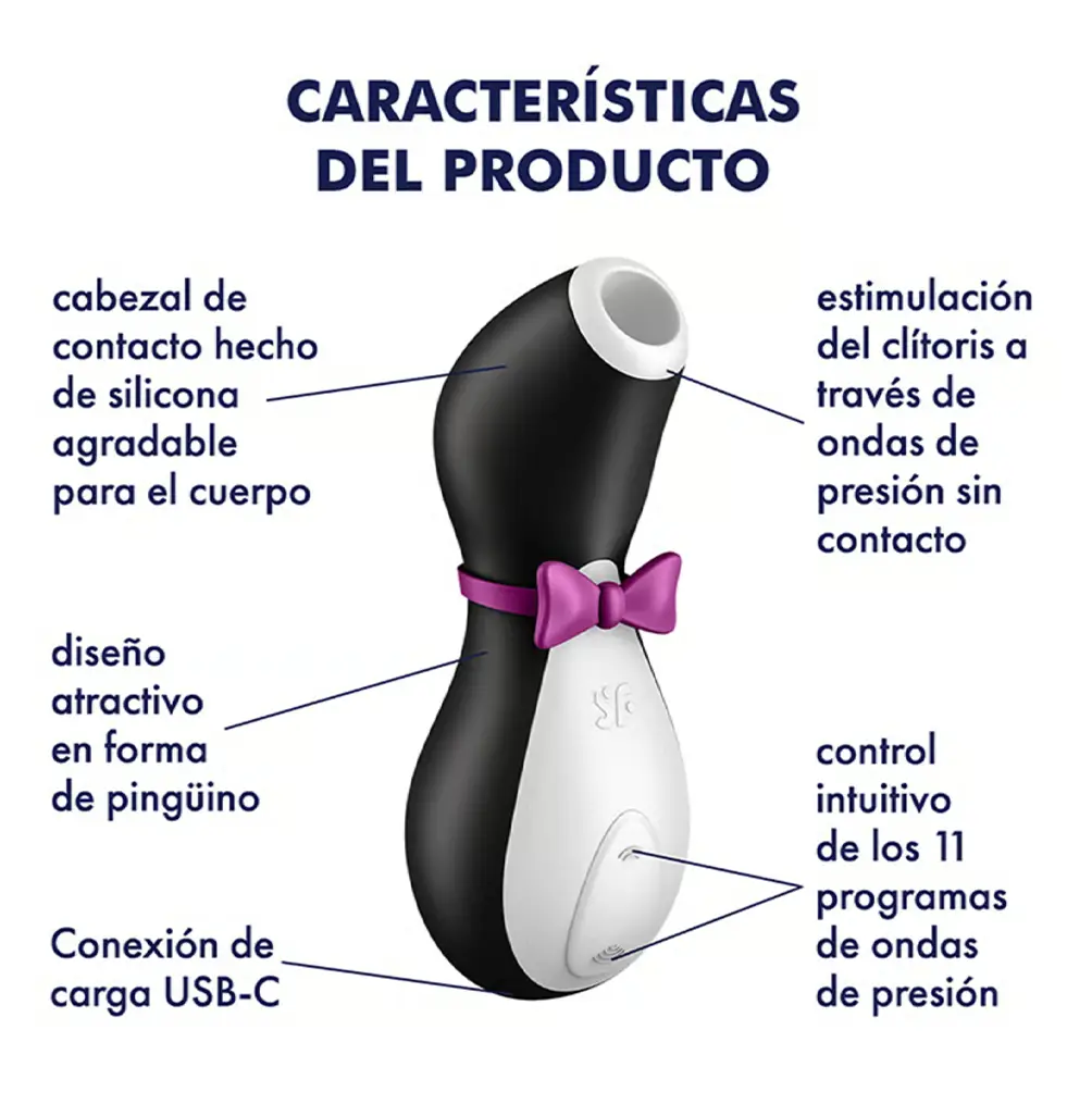 Succionador de clítoris Pingüino de Satisfyer - Imagen 4