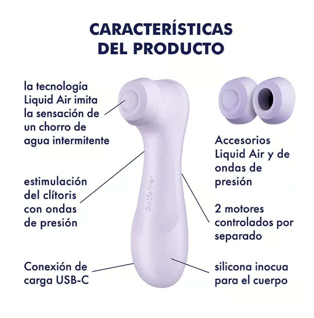 Succionador de clítoris Pro 2 Generación 3 Lila con App - Imagen 5