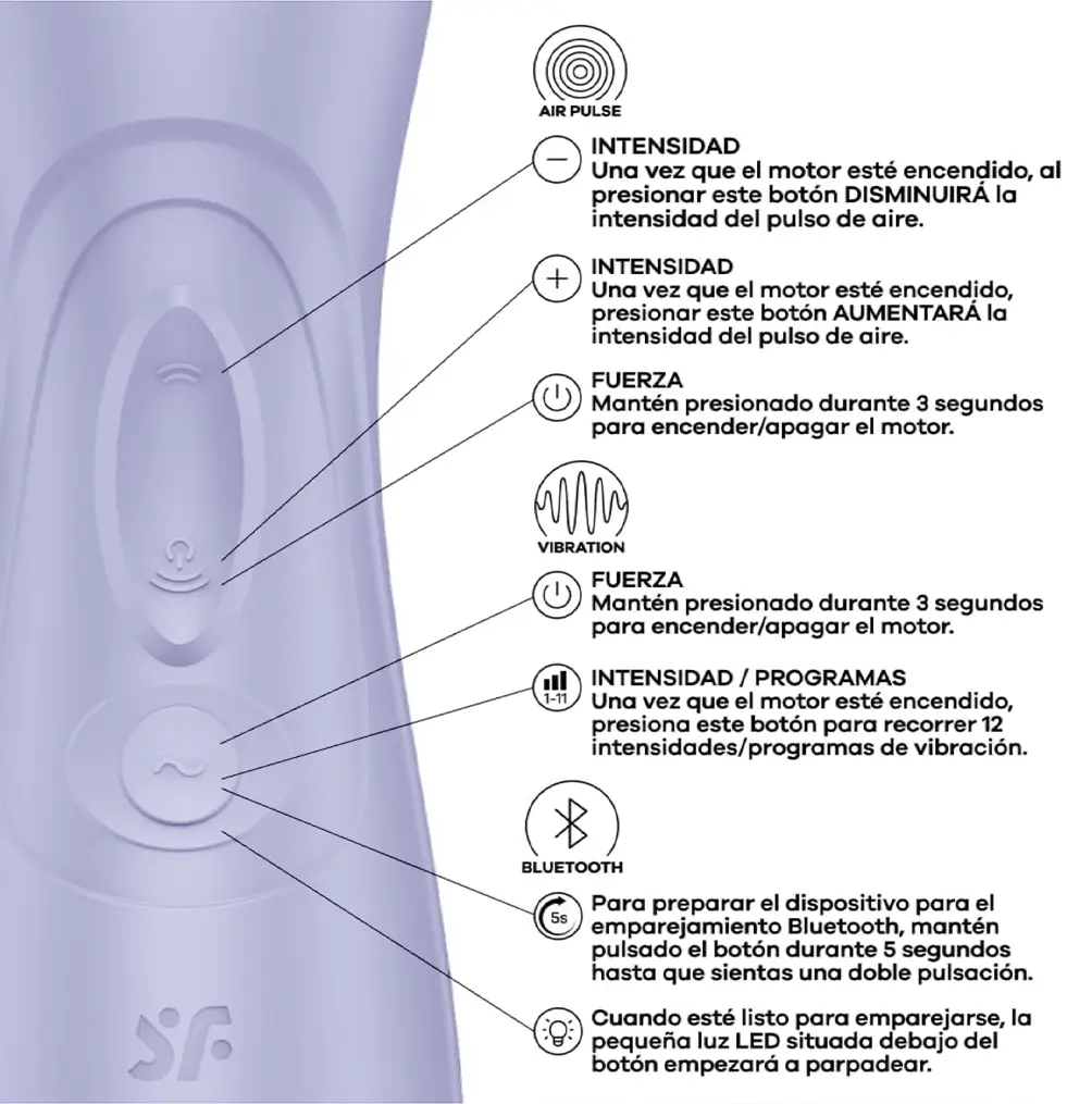 Succionador de clítoris Pro 2 Generación 3 Lila con App - Imagen 8